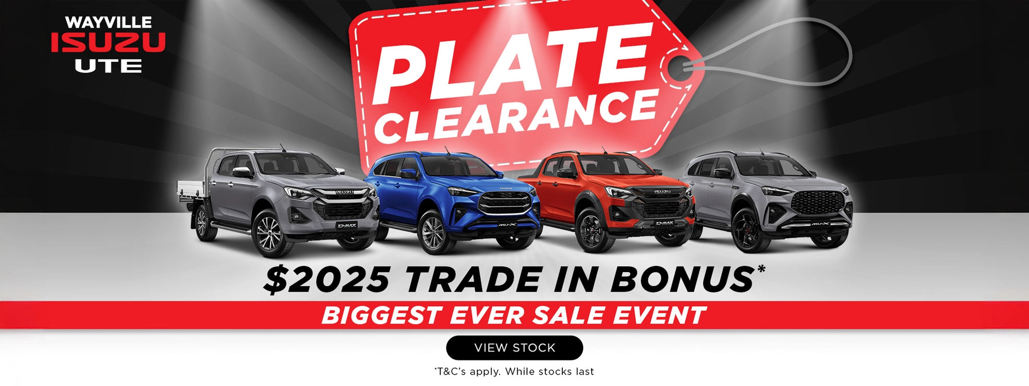 Wayville Isuzu Plate Clearance Hp V2